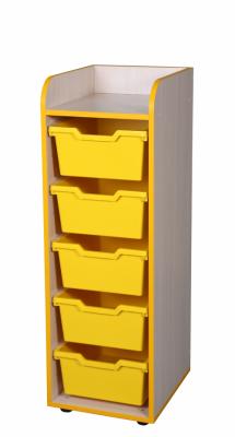 Стінка "Органайзик" №2, 357х410х1080 мм, з 5-ма пластиковими лотками розміром 312х377х150, АНШАР ГРУП (29267№2)